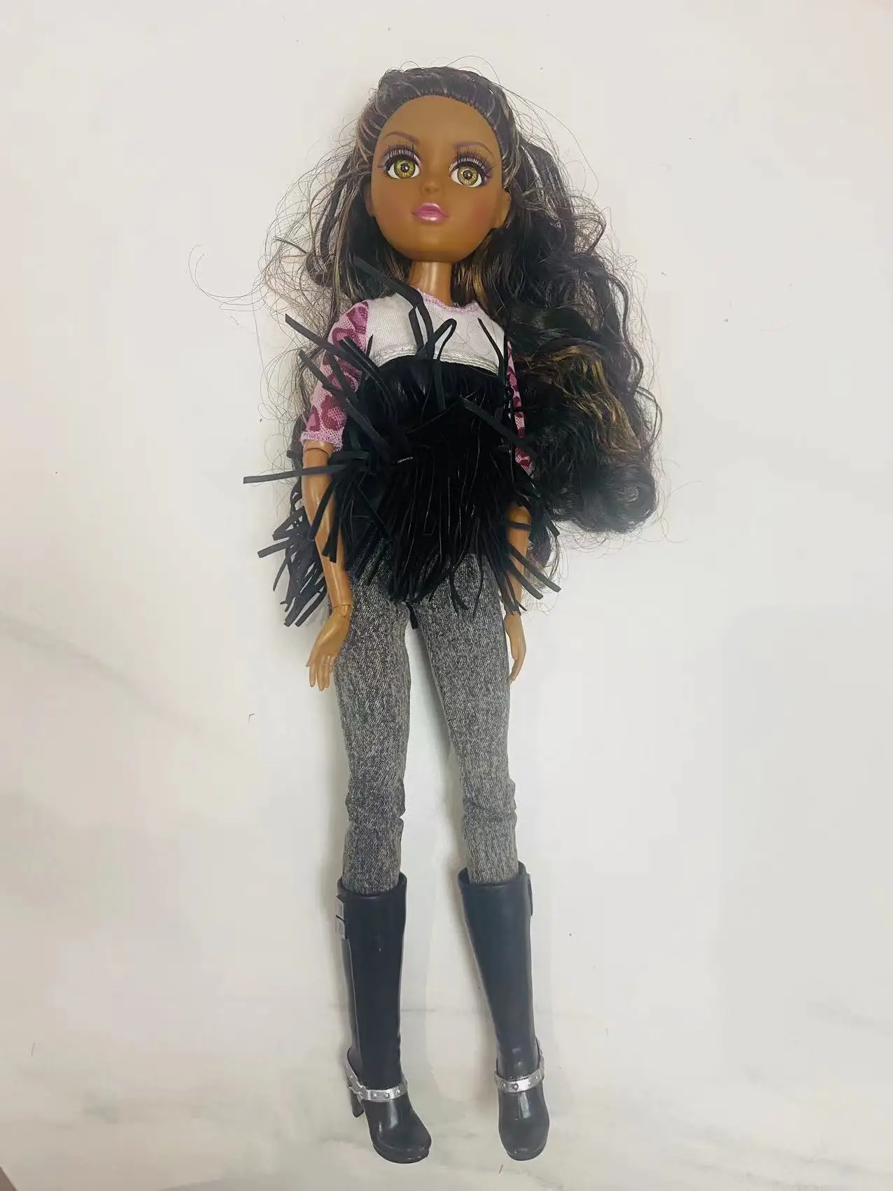 

Joints Body FR/PP/IT Rare Dolls Joints Movable Figure Original Quality Fashion Girl Bratzdoll Black Bat Girl Beautiful Doll