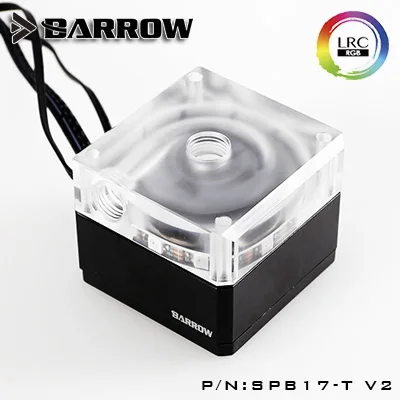 Barrow SPB17-T V2, 17W PWM speed control type, dedicated for water channel plate, through-hole 17W water pump set, Aurora