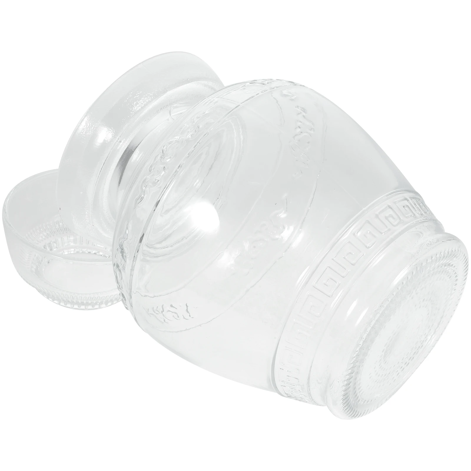 

1Pcs Clear Glass Pickled Vegetable Jar Kitchen Storage Sealed Canister Large Capacity Storage Tank for Dry Food Grains Nuts Rice