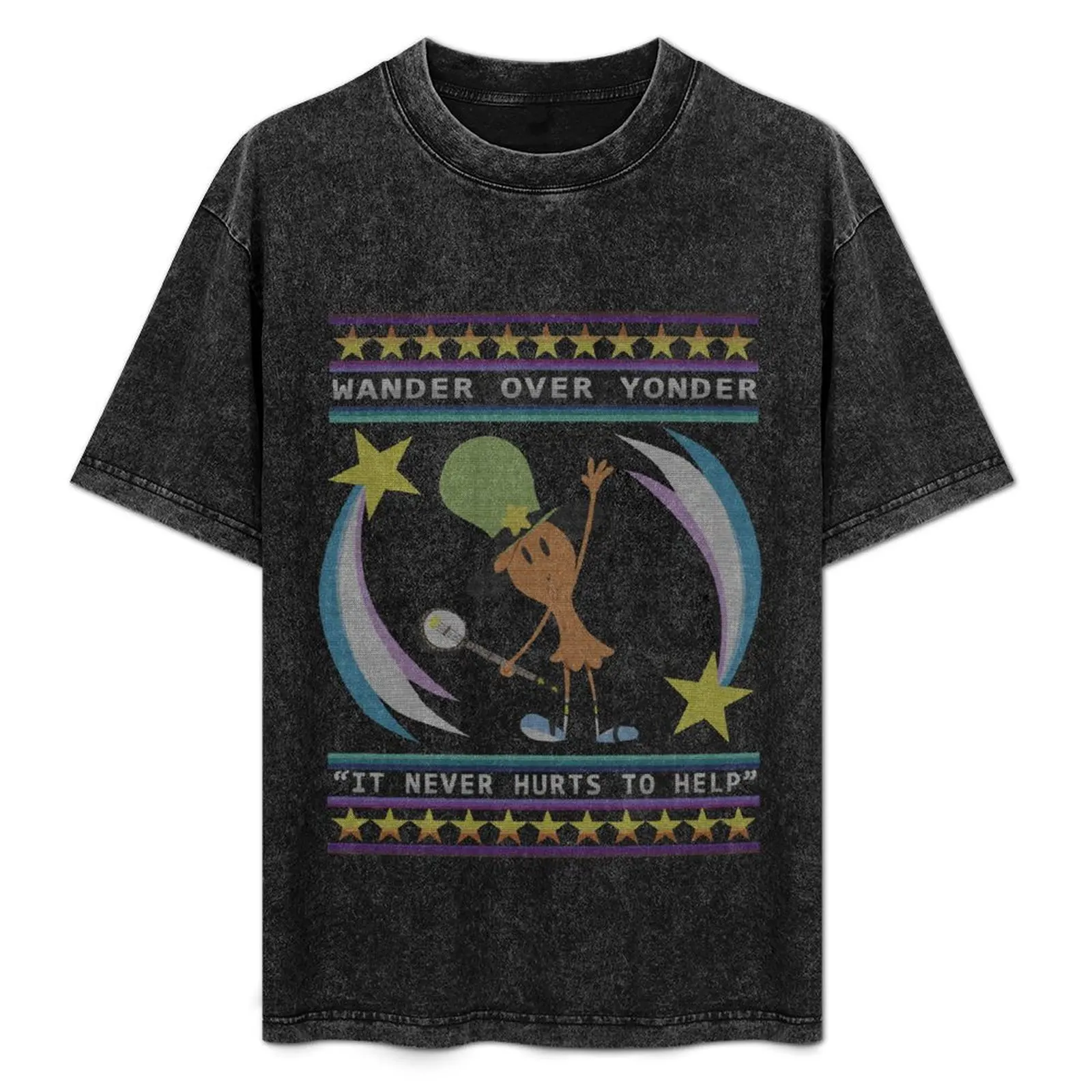 

Wander Over Yonder- Sweater of Love T-Shirt Novelty Print Casual Tee Shirt