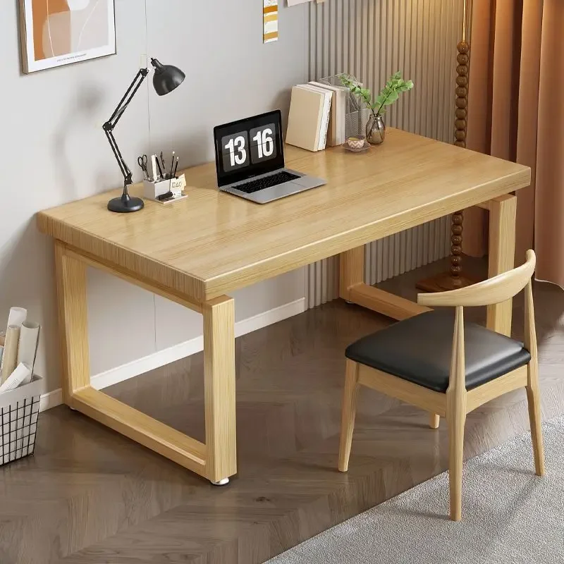 Mesa de computador para escritório, estudo, papelaria, laptop, sala de estar, computador, estilo nórdico, escrivaninha para quarto, móveis de