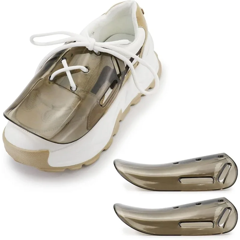 Guards for Work Shoes, 1 Pair Clear Unisex Safety Footwear Work Boot Toe Protector Attachment, Universal Size Metatarsal Shield for Work Boots