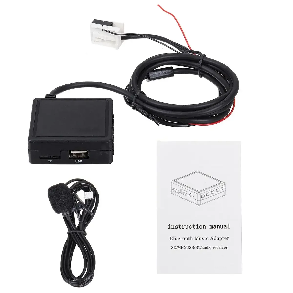 

Car Bluetooth Module for BMW E60 E63 E65 E66 E81 E82 E87 E90 bluetooth 5.0 /SD/MIC/USB/Aux 5 Mode input Audio Receiver