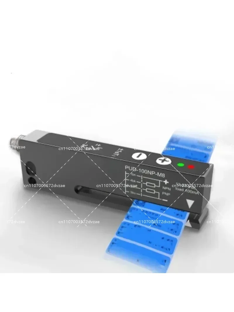 U-Shaped Self Adhesive Photoelectric Sensor PUD-100N PUD-100P PUD-100NP-M8 NPN PNP PUD-050NP Stripping Label Detection