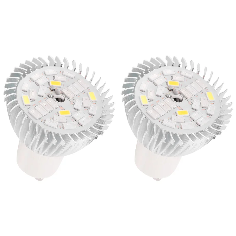 AB15-2Pcs ضوء نمو النبات 85-265 فولت شاشة ليد بطيف كامل تنمو ضوء للمائية داخلي حديقة الدفيئة 28 واط