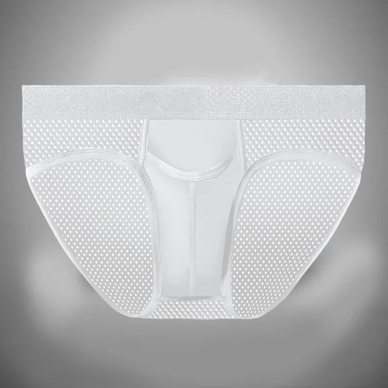 

Bullet Separation Panties Men's Sexy U-Convex Briefs Vein Ice Silk Scrotal Rim Sperm Cord Shorts Varicose Heads