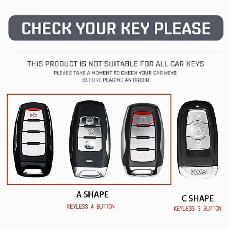 New Fashion Car Key Case Cover for Great Wall Haval Jolion H6 H7 H4 H9 F5 F7 F7X F7H H2S GMW Dargo Jolion 2018-2022 Accessories