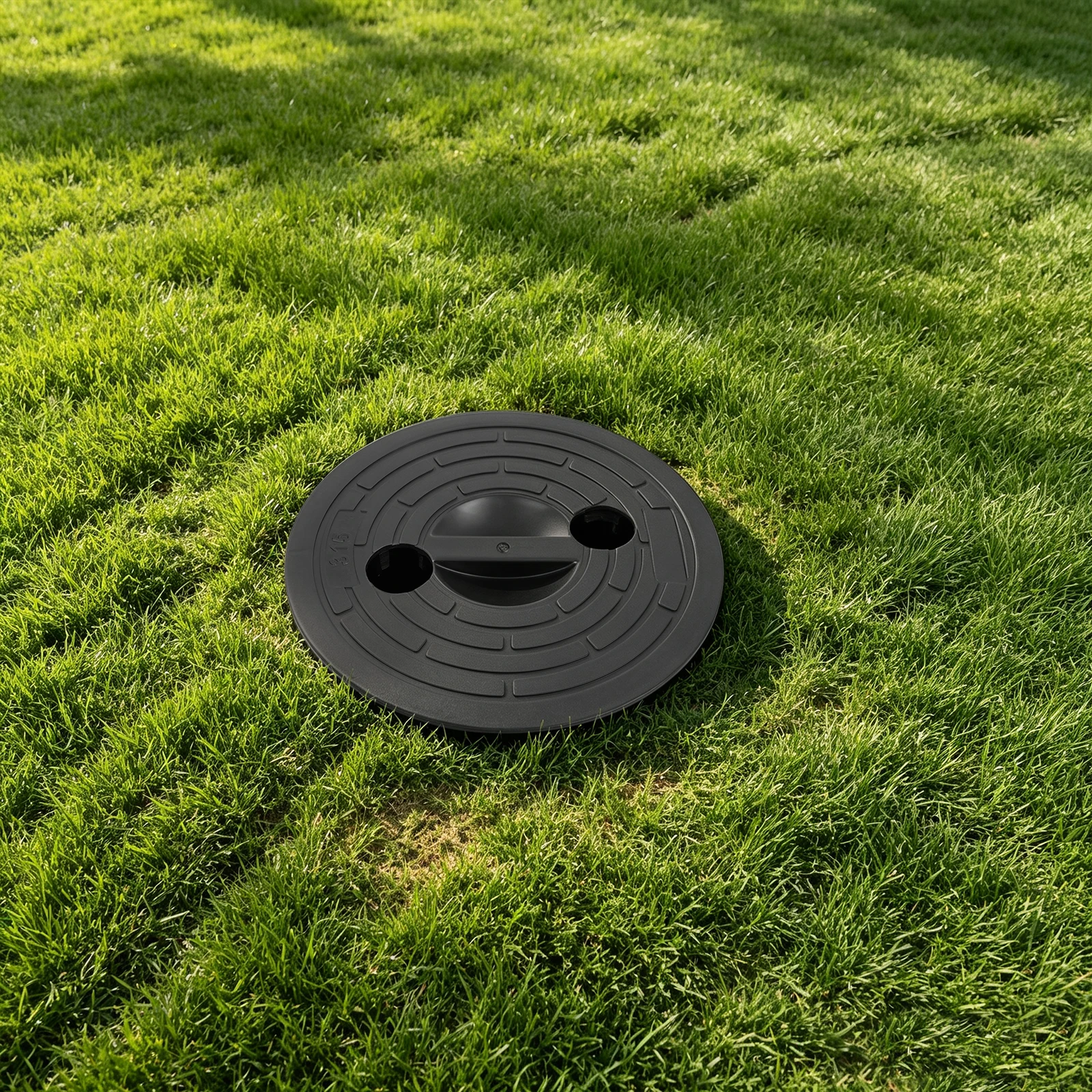 25L/68LPP Perforated Sump Pump Basin, 36/40 Holes Tapered Underground Drainage Tank, Reinforced Seepage Catch Basin for Basement Crawl Space Yard