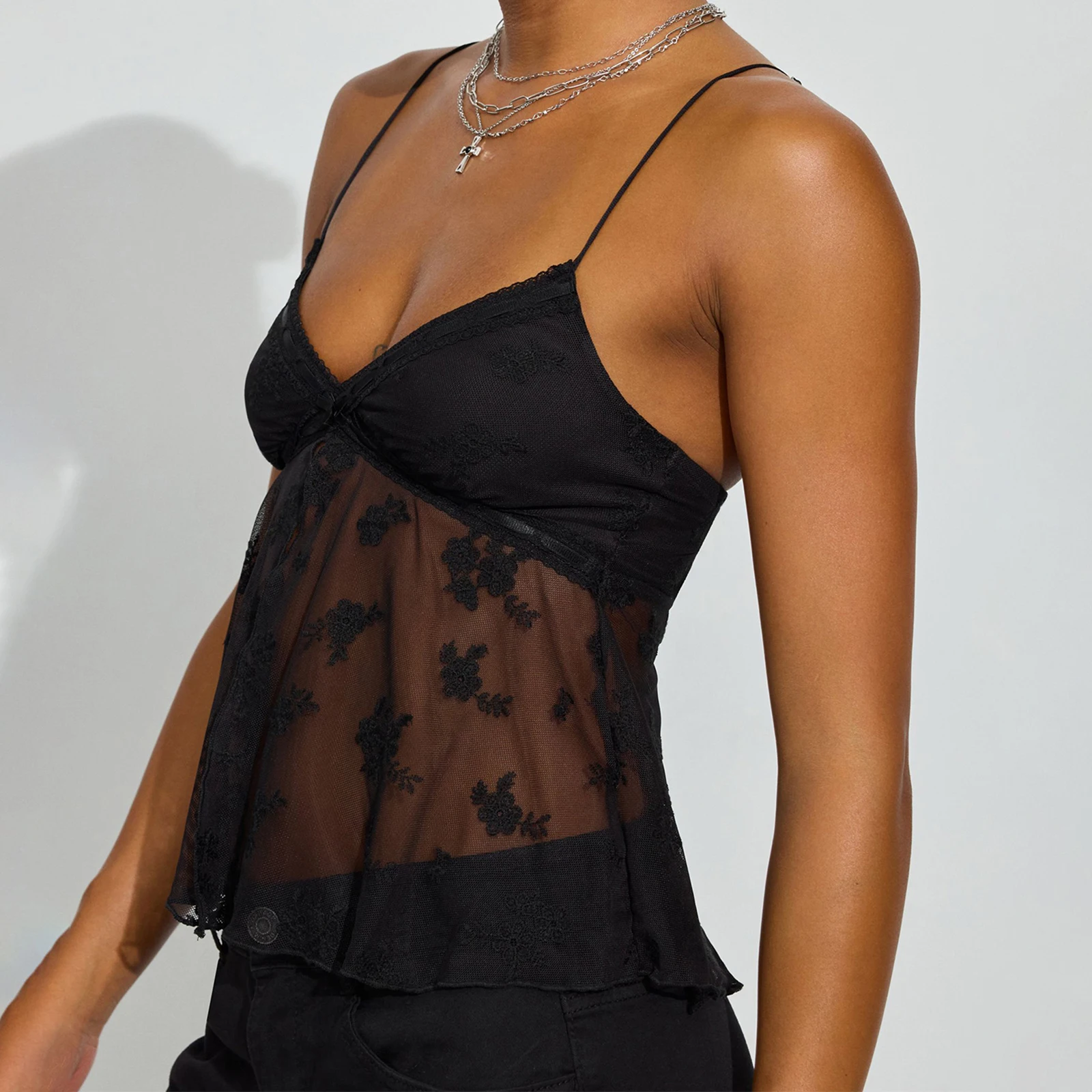 Thumbnail 4 - #88 Latest Lace Trim Camisole Offers