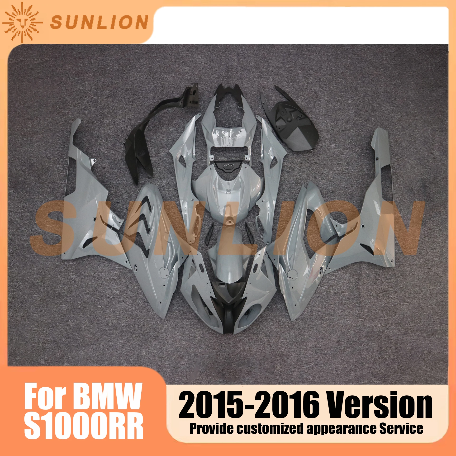 Full Motorcycle Fairing For BMW S1000RR 2015 2016 ABS Injection Support Customization