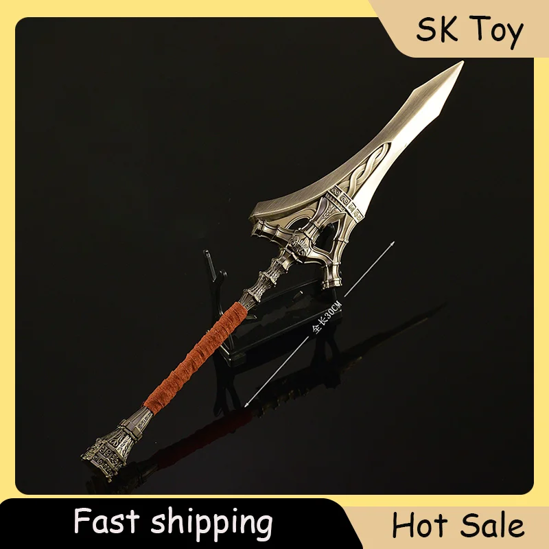 

30 см кольцо ER игровой меч орнамент змеевидный цельнометаллический нож украшения комнаты дополнительная подарочная коробка издание коллекции игрушек