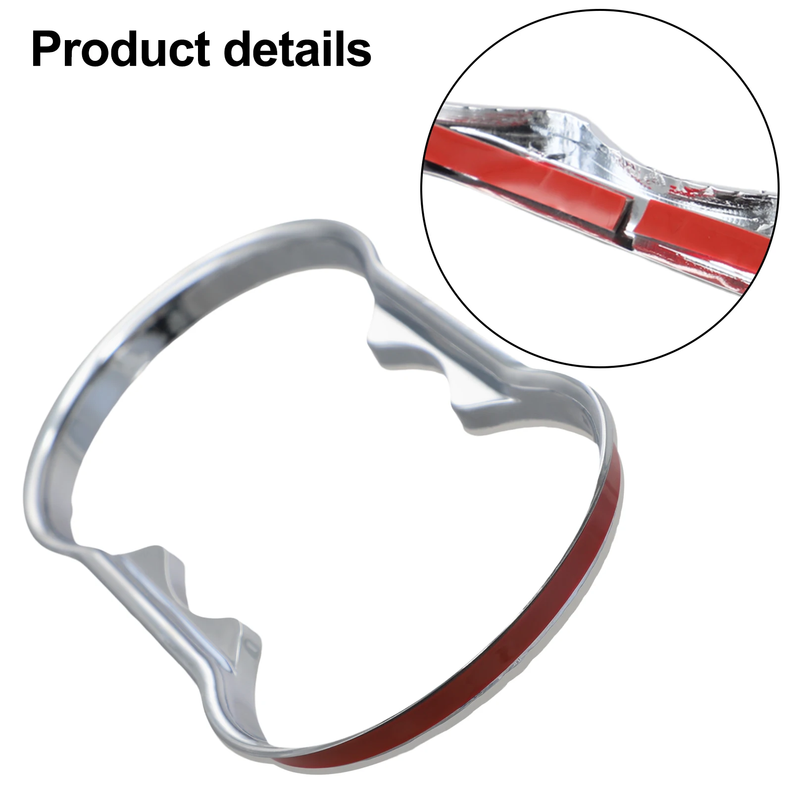 

For Fiesta MK7 2009-2013 Fiesta MK7 Accessory ABS Cup Holder Cover Stylish Silver Finish User-friendly Installation