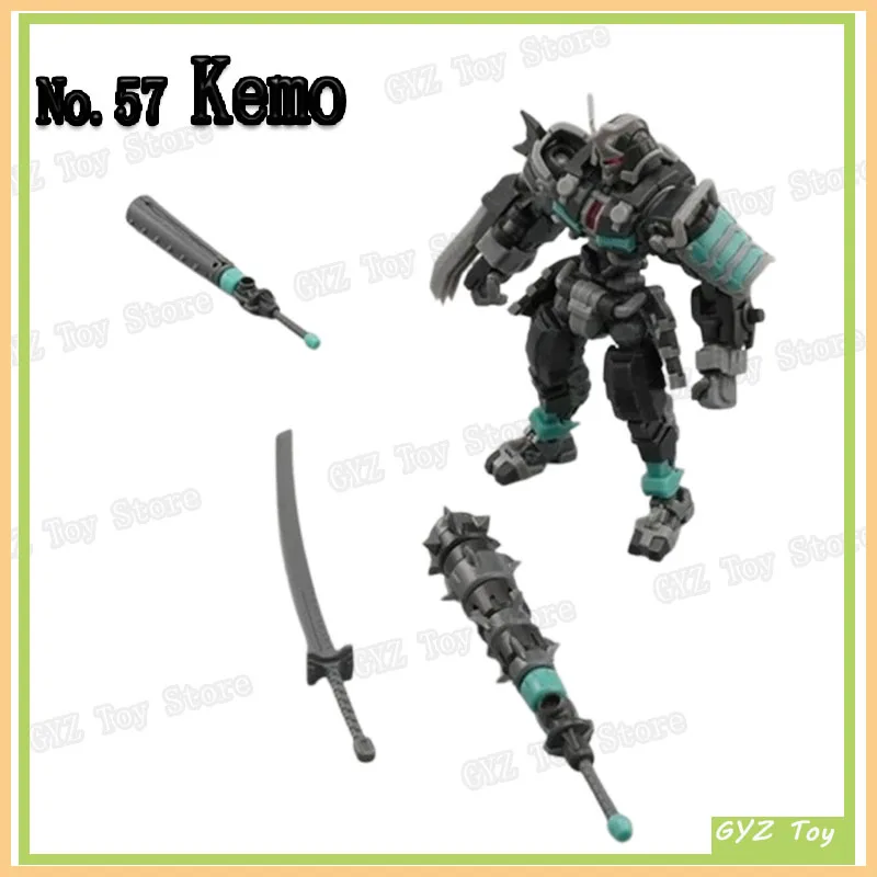 No.57 Kemo Fiftyseven Creative Field Number-57 Dark Blade 1/24 Meijin Action Figure Assembly Model Kids Christmas Gift Toy