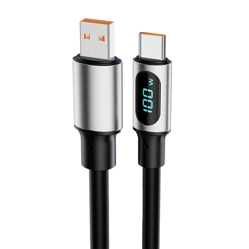 العرض الرقمي USB ذكر إلى USB C ذكر موصلات سلك الطاقة شحن خط البيانات