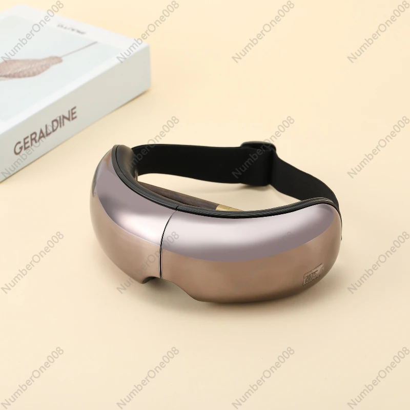 

Bluetooth Music Constant Temperature Hot Compress Airbag Massage Hollow Design Visual Eye Massager