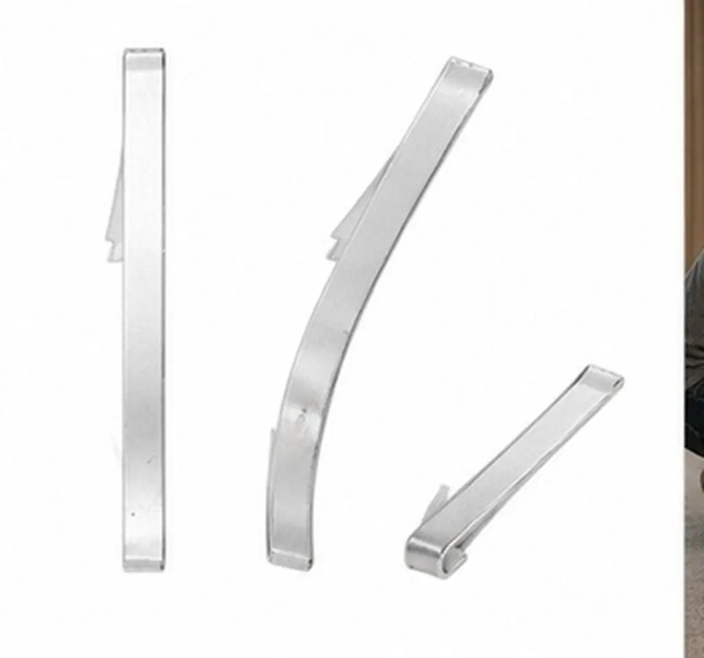 8Pcs Sliding Door Bottom Positioner High Precision Manganese Steel Buffer Track Closet Wardrobe Door Track Limiter Noise
