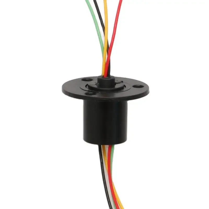 1PCS Micro Slip Ring 2/4/6/8/12/24 Channel Wires 1.5A 12.5mm/15.5mm Rotate Dining Table Slipring Electric Collector Rings Joint