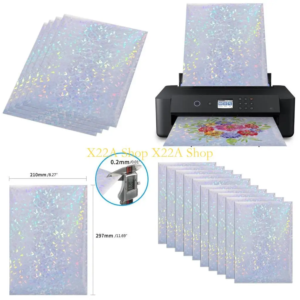 

Уникальный прозрачный виниловый самоклеящийся ламинат формата А4, водостойкая виниловая наклейка, бумага