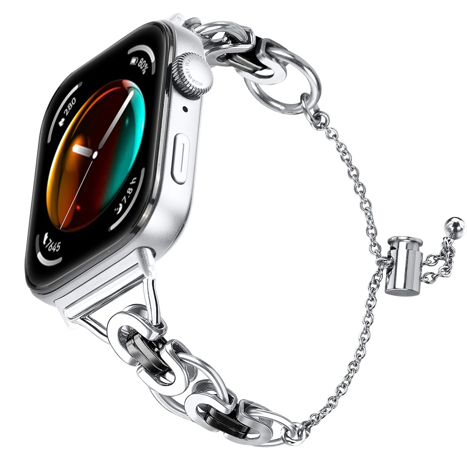 Women Metal Band For Huawei Watch Fit 3 fit 4 4pro Bracelet Bling Strap For Huawei Fit3 /4 Lady Watchband Replaceable Wristband