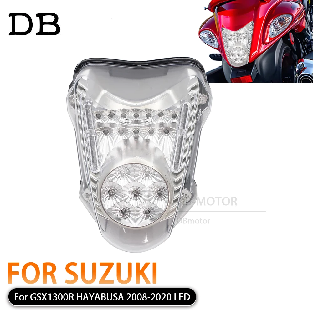 

Rear Tail Lights Brake Assembly LED Steering Tail Light Indicator For Suzuki HAYABUSA GSXR1300 2008 -2016 Motorcycle ABS Plastic