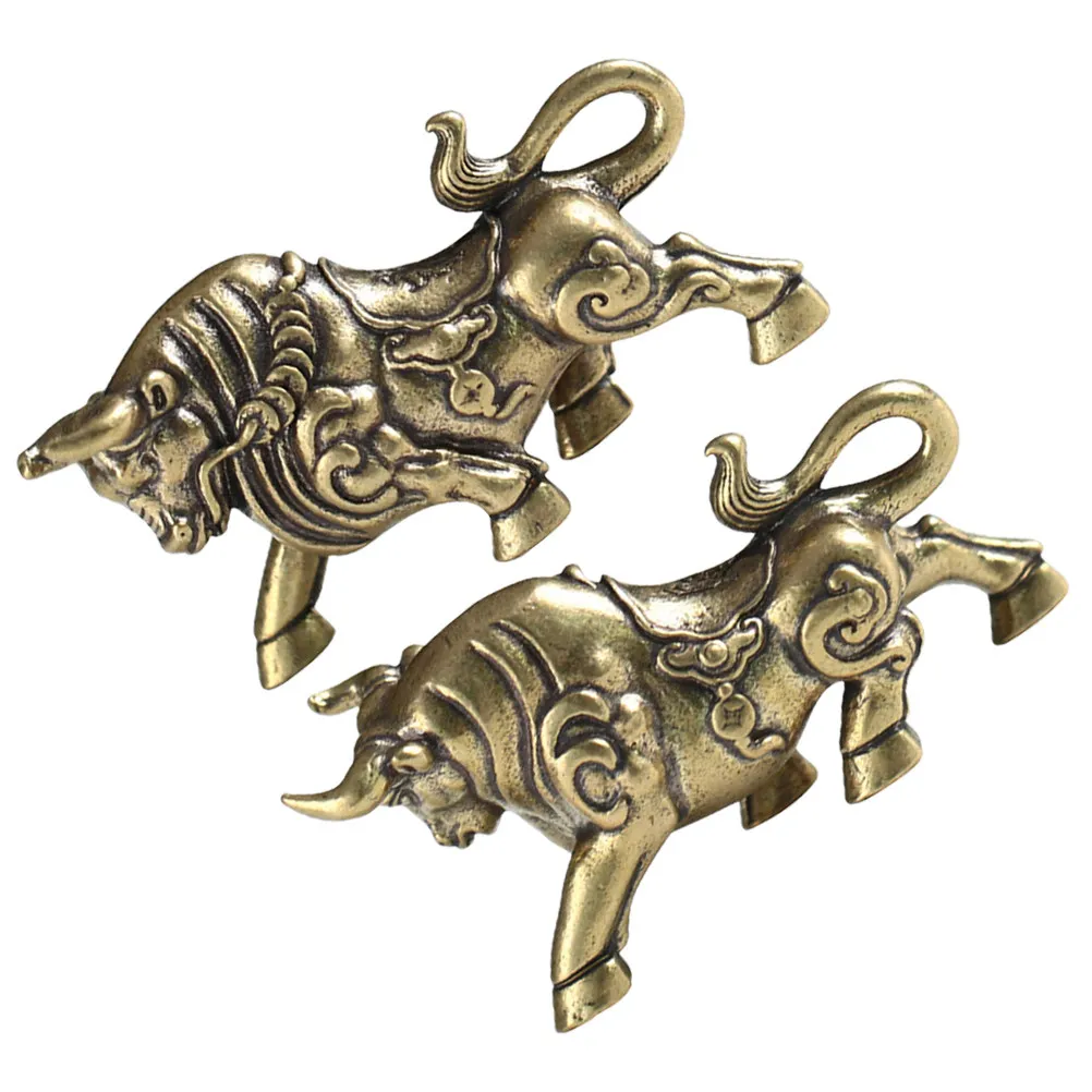 1Pair Retro Bull Br…