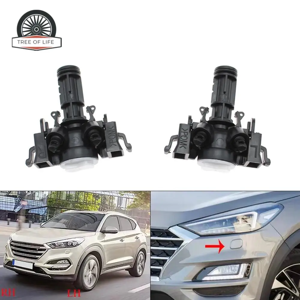 98682-D7000 98692-D7000 Headlight Washer Nozzle Cover Headlamp Water Spray Jet For Hyundai Tucson 2015 -2017 98682 D7000