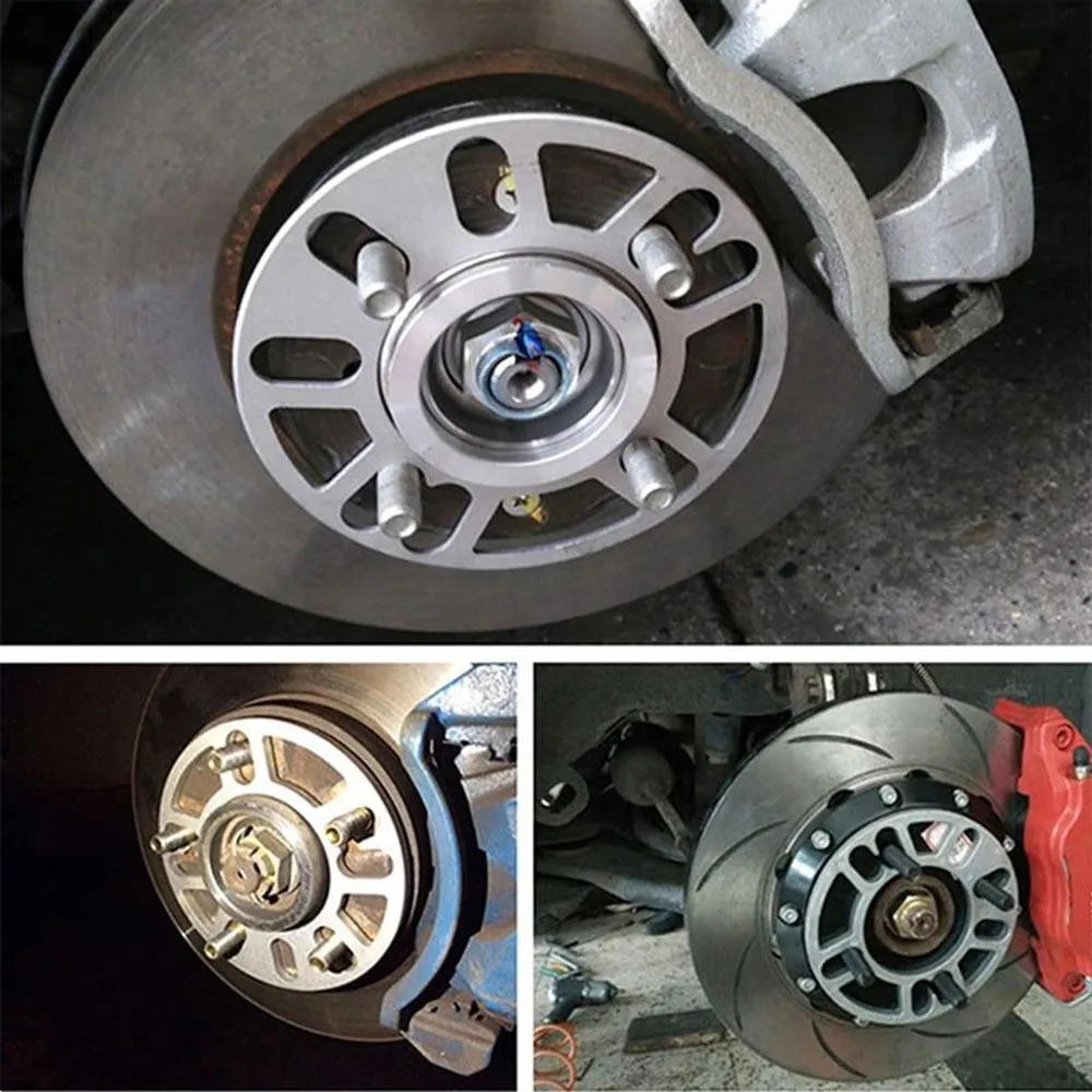 2 قطعة عجلة السيارة العالمية فاصل الإطارات محول الحشوات لوحة 3 مللي متر 5 مللي متر 8 مللي متر 10 مللي متر ل 4x100 4x114.3 5x100 5x108 5x114.3 5x120 #2