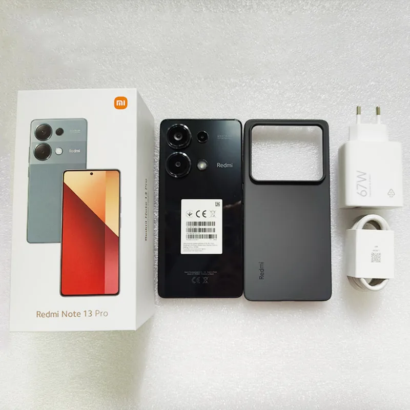 Nowa wersja globalna Xiaomi Redmi Note 13 Pro 4G Smartphone MTK Helio G99-Ultra 6.67 "wyświetlacz AMOLED 67 W Turbo Charge z 5000 mAh