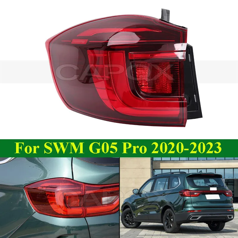 Tylna lampa nakładka na tylny zderzak CAPQX do SWM G05 Pro 2020-2023 tylna lampa tylna światła stopu