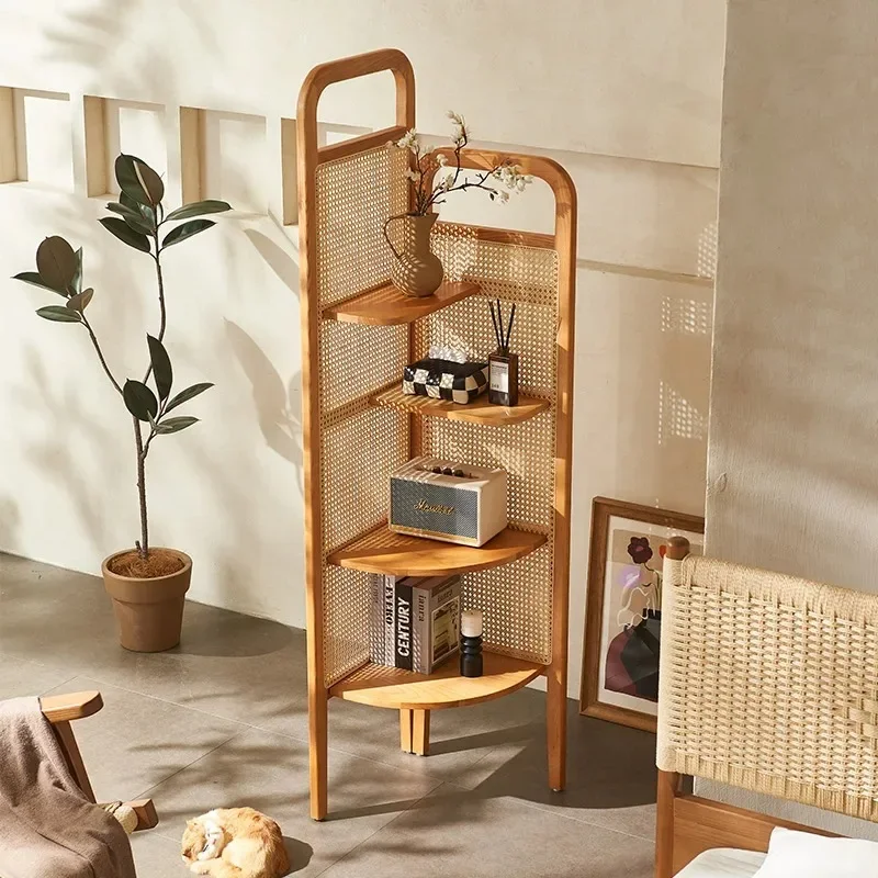 Wooden Corner Display Stand Box Regale Storage Repisas Shelves Bedroom Plant Flower Book Cabinet Collection Repisa Home Products