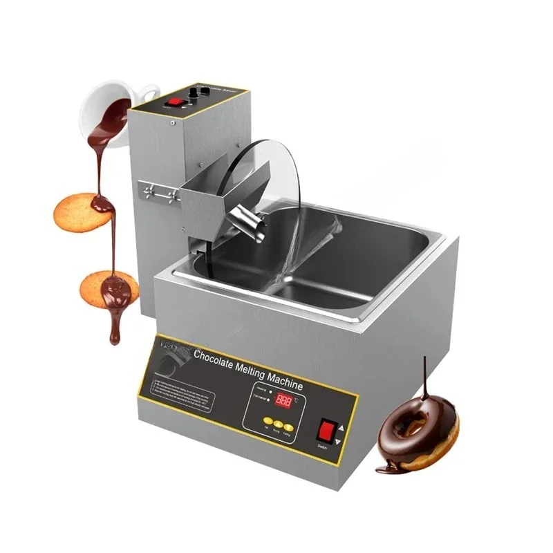 

Chocolate Mixer Electric 8L 12KG Chocolate Melting Warming Machine Commercial Chocolate Dispenser Machine