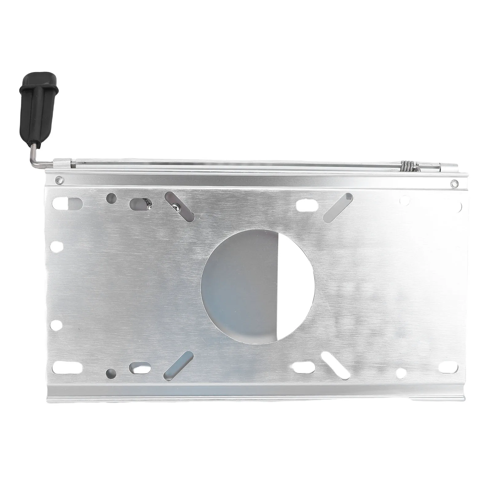 

Boat Seat Slider Aluminum Alloy Marine Marine Seat Chair Slide with Handle for Standard 5.3 X 5.3 Inch Boat Seat Pedestal Base