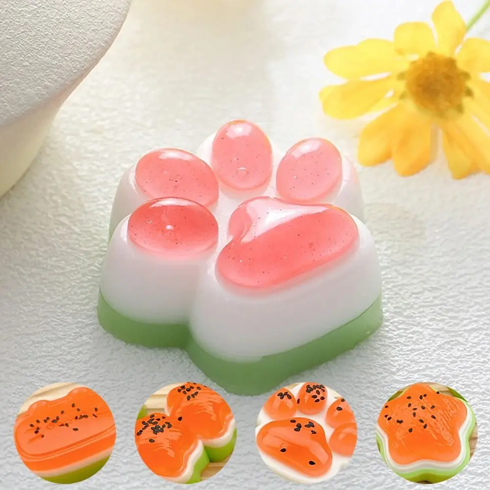 Hot Squishy Squeeze Toy Cat Paw Slow Rebound Relief Gift Simulated Watermelon Stretch Toys Adult Kids