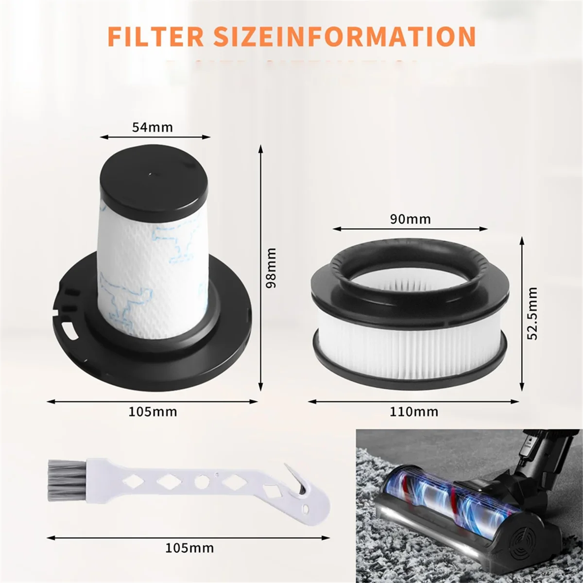 Сменные фильтры для пылесосов Rowenta X-Force Flex 11,60 12,60 14,60 15,60 RH98xx RH99xx