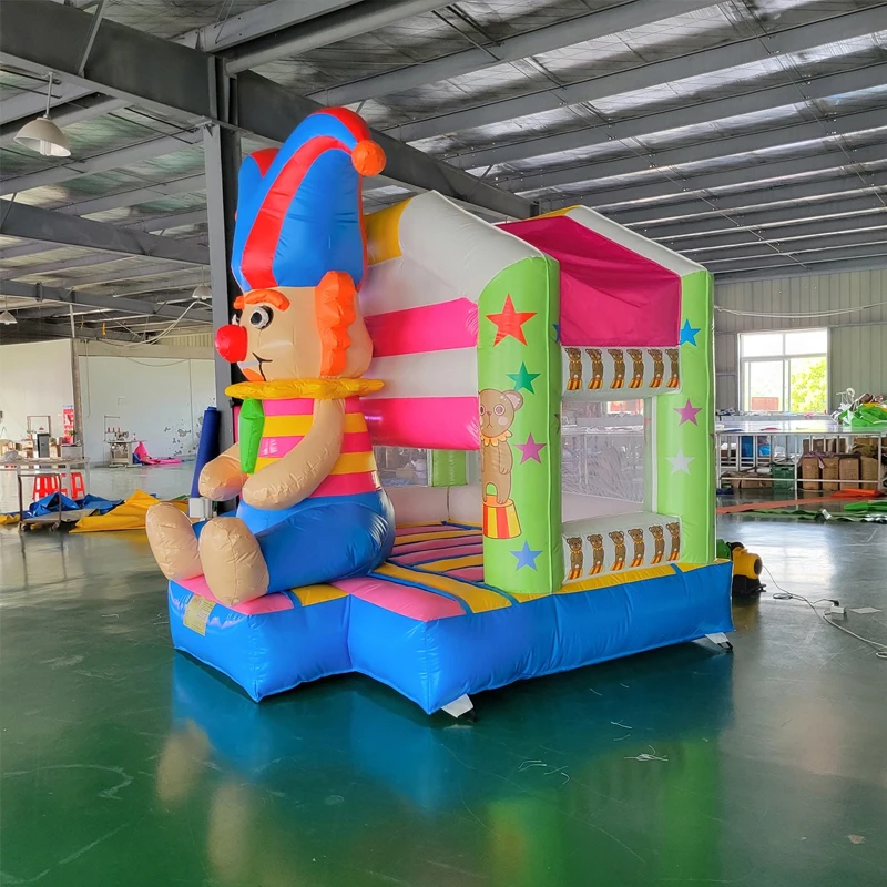 PVC Inflatable Bounce House for Children, Funny Jumping Game, Castle for Indoor and Outdoor Playing