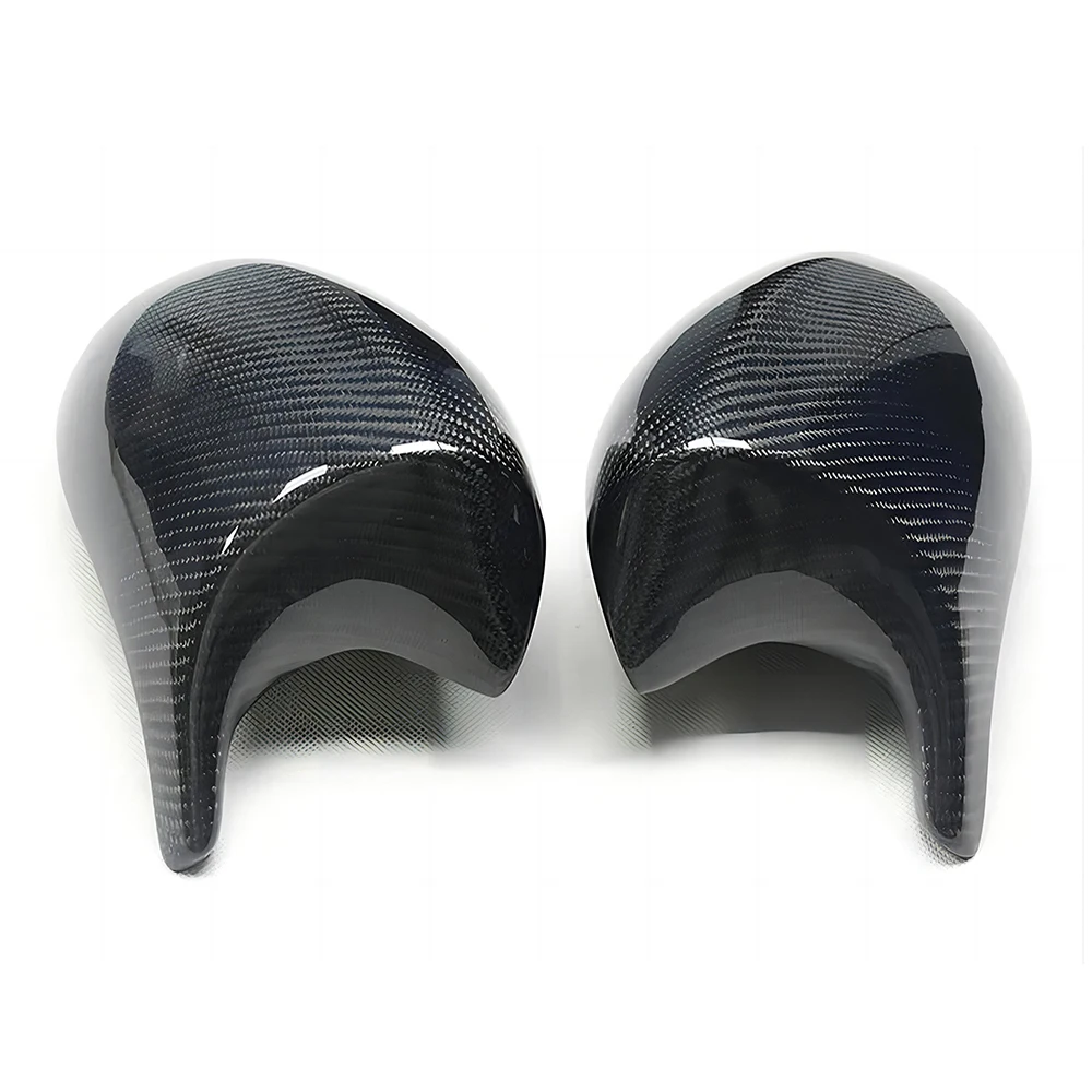 Replacement Rearview Side Mirror Covers Cap For BMW 1 Series E81 E82 E87 E88 Pre-LCI M Style Real Carbon Fiber Casing Shell