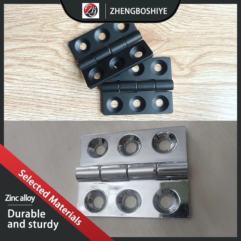 

(4pcs) Zinc alloy butterfly shaped large hole fastening hinge suitable for industrial heavy machinery equipment