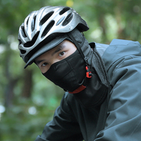 WEST BIKING Winter Bike Face Mask With Brim Windproof Thermal Bicycle Mask Elongated Face Cover Warm Headgear Cycling Equipment