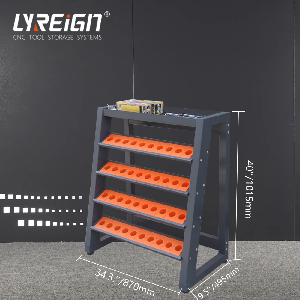 LYREIGN CNC Tools Holder cart bt40 Tool Holder Full Model CNC Tool Holder Large Capacity Storage