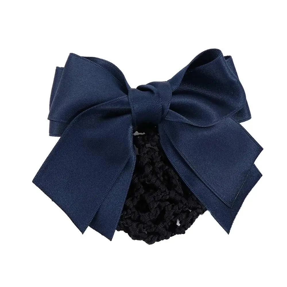 

Headwear Elegant Hotel Nurse For Girls Female Hairgrips Cover Net Ponytail Clip Korean Bun Snood Women Spring Clip