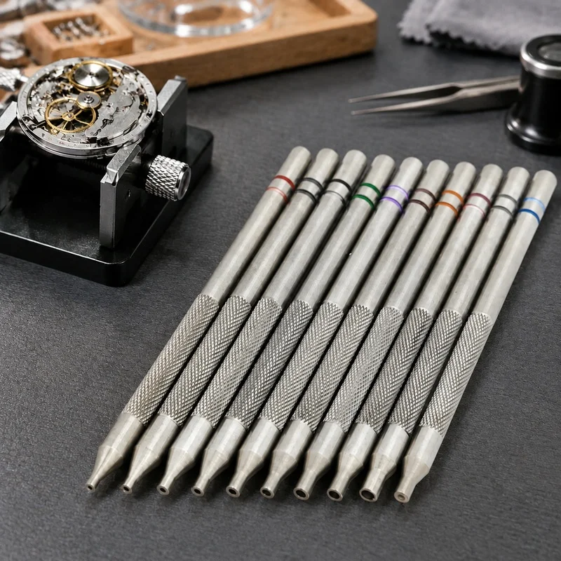 Professional Watchmaker Toolkit for Removing and Installing Hour, Minute, and Second Hands - Durable Stainless Steel Wristwatch
