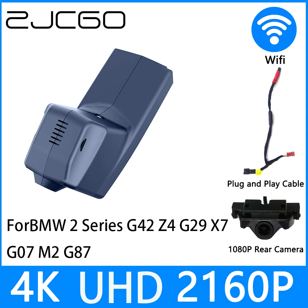 

ZJCGO Dash Cam 4K UHD 2160P Car Video Recorder DVR Night Vision for BMW 2 Series G42 Z4 G29 X7 G07 M2 G87