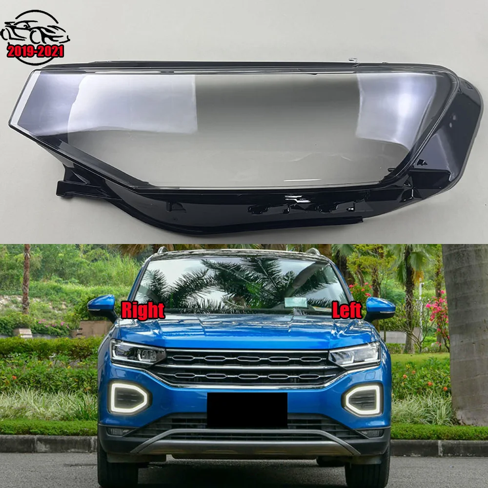 

For Volkswagen VW Tayron 2019 2020 2021 Car Accessories Headlamp Cove Headlight Shell Transparent Lampshade Lens Plexiglass