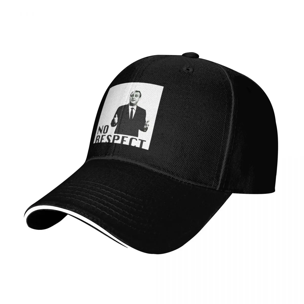 Rodney Dangerfield No Respect 1 Baseball Cap Cotton Twill Breathable Contrast Two Tone Brim Snapback Flat Bill