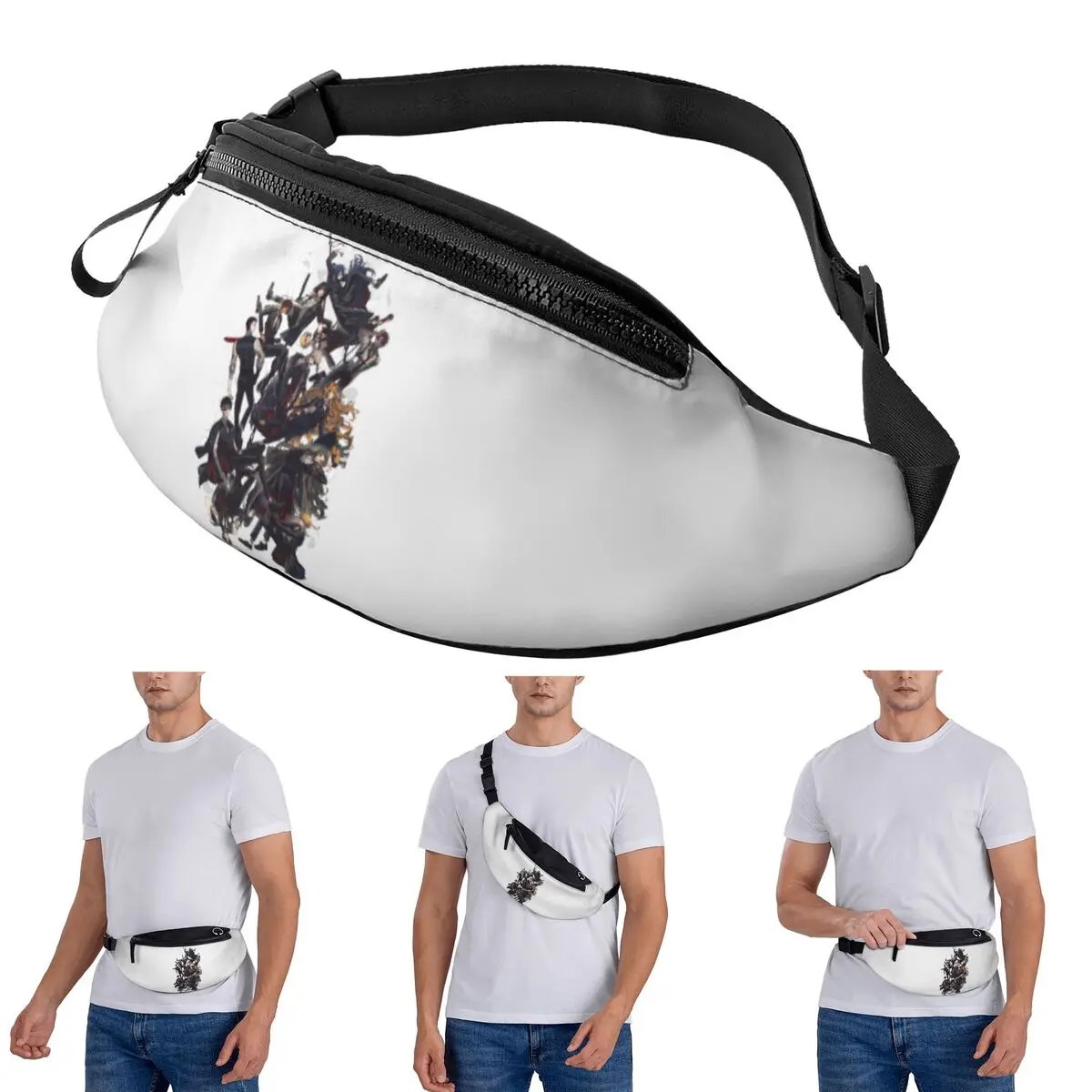 

Crossbody Waist Bag Limbus Company (23) Men Women Fanny Pack Traveling Running Money Phone Pouch