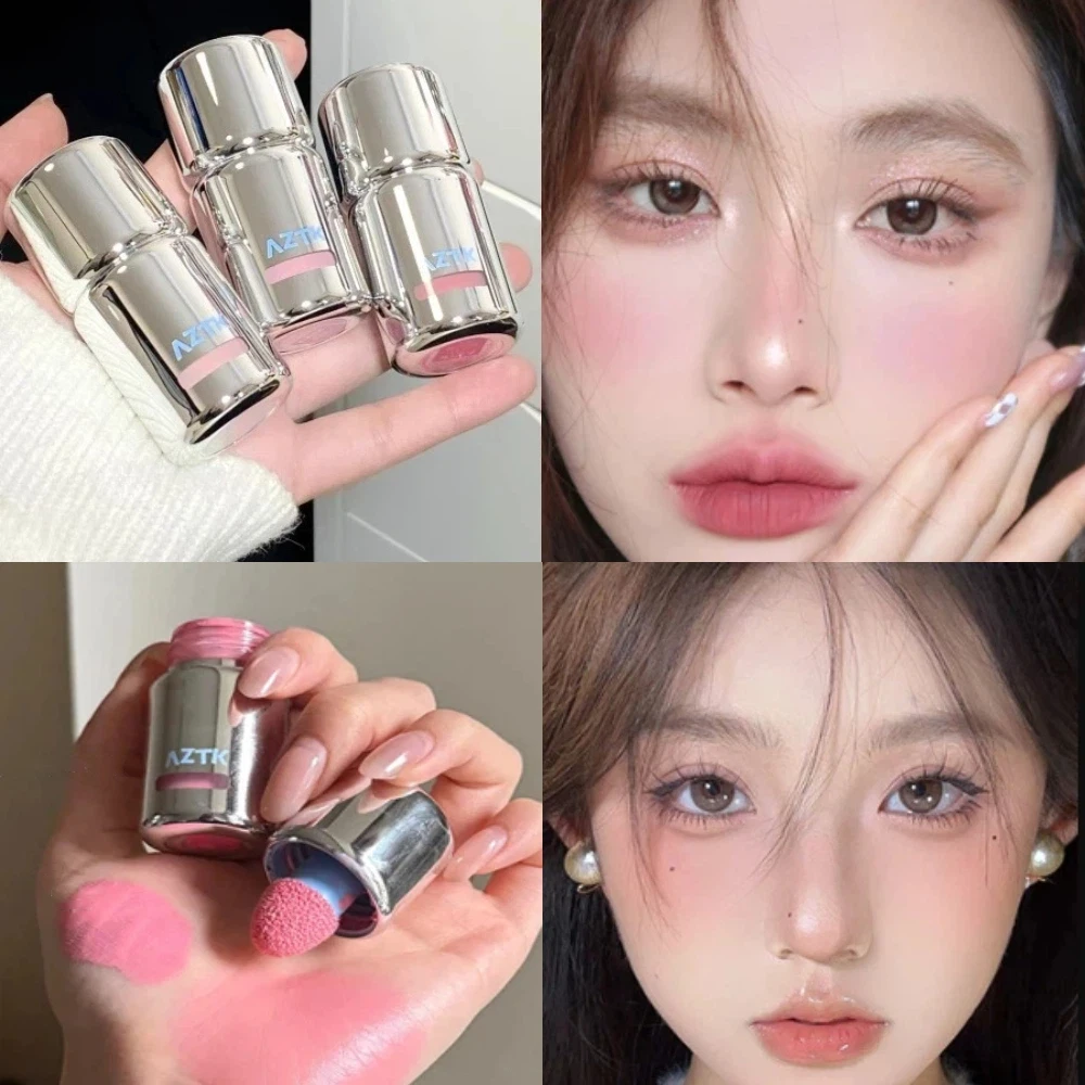 AZTK 블러셔 컬러 페이스 메이크업 리퀴드 블러쉬 모이스처라이저 롱래스팅 아이섀도우 뷰티 볼륨업 치크 틴트 화장품