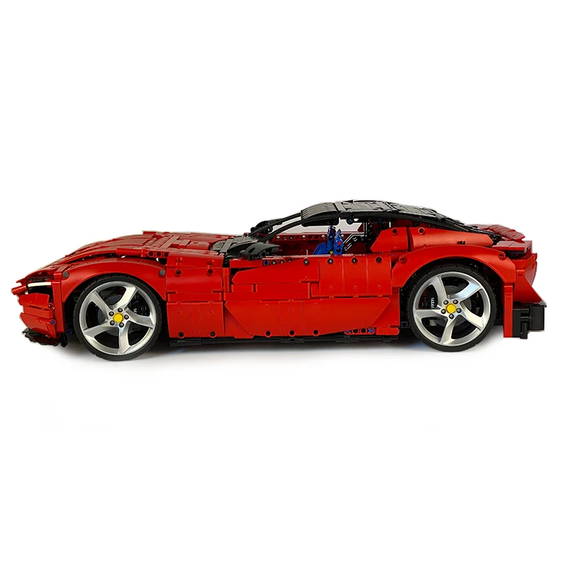 3778pcs MOC-123054 Red Super SportsCar Roma Compatible 42143 Buidling Blocks Bricks Educational Puzzle Toys Birthday Gifts