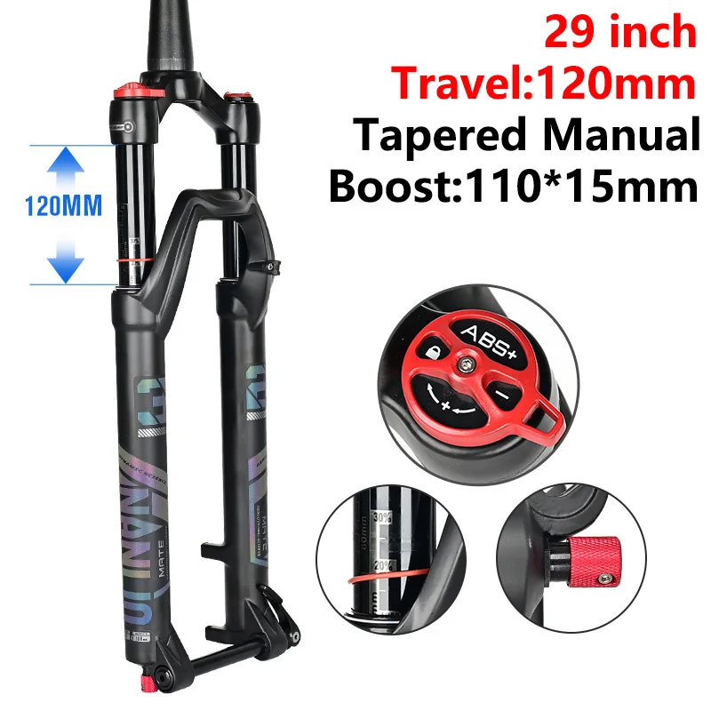 Bicycle Fork 26 27.5 29 inch MTB Air Damping Shock absorption