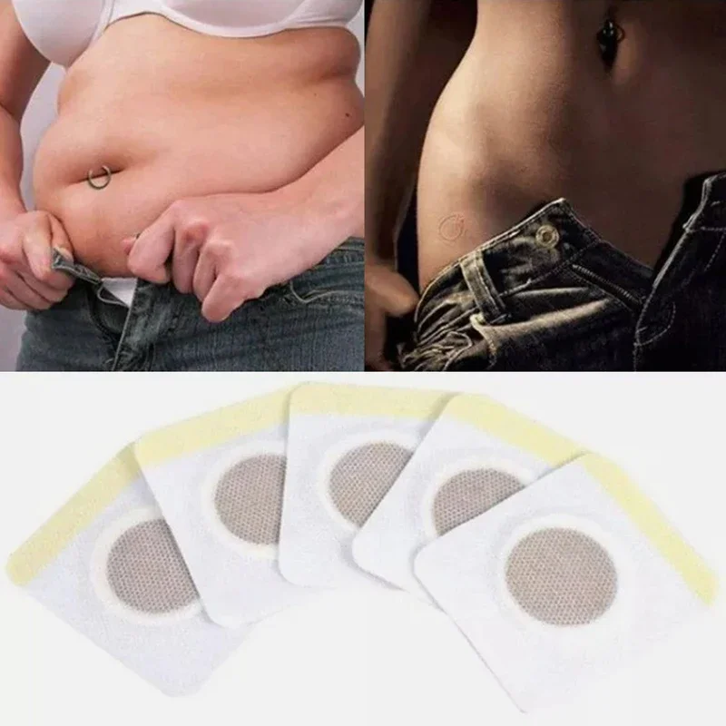 40PCS Body Shaping Patches Fast Burning Fat Lymphatic Improve Stomach Belly Slimming Stickers For Female Male Reduce Swelling
