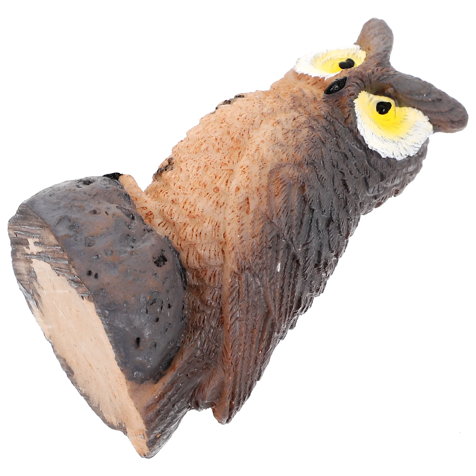 

Lifelike Owl Ornament Realistic Resin Colorful Small Birds Garden Decor Indoor Outdoor Decoration Owl Ornament